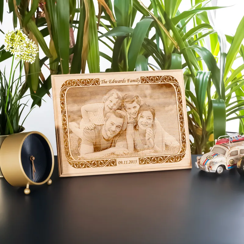 Family Photo Small Wooden Picture Frame