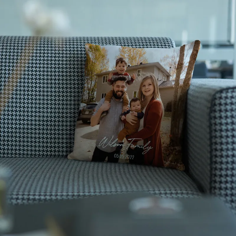 Family Special Photo Printed Pillow