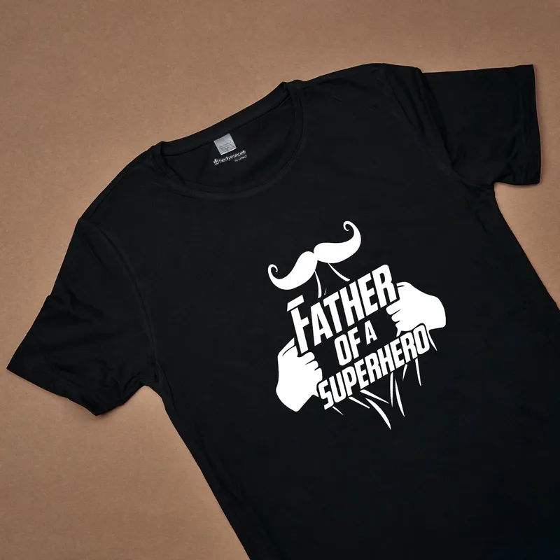 Father Son Superhero Matching Shirt Set - Perfect for Father's Day