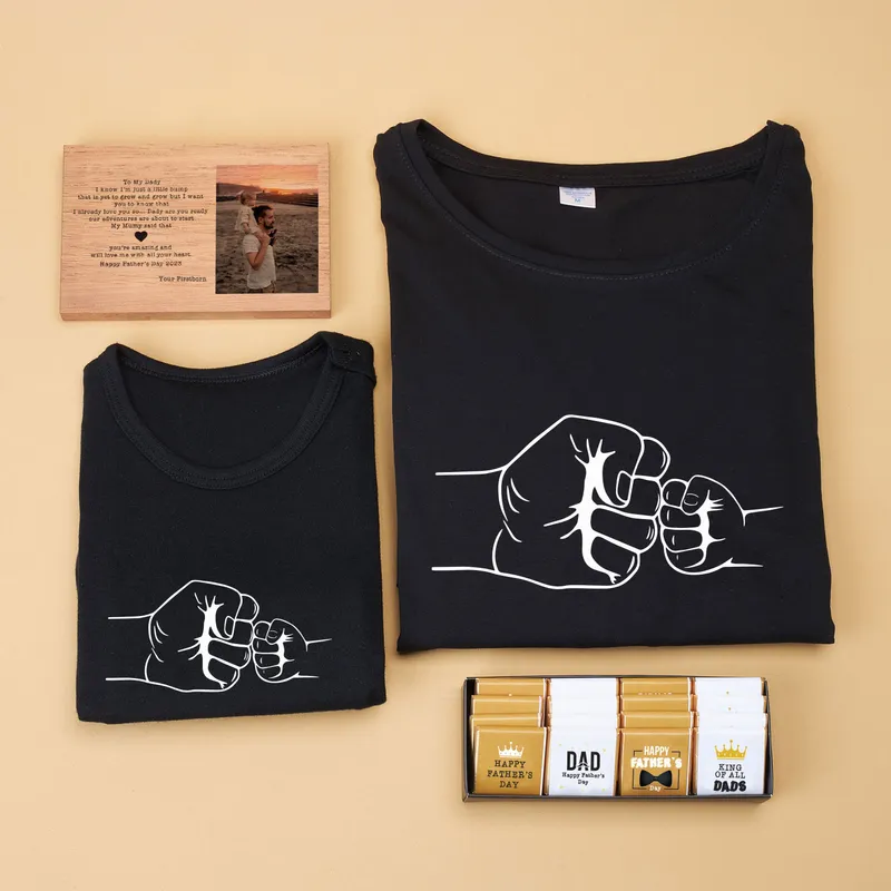 Father's Day Gift Box with Dad-Baby Ensemble