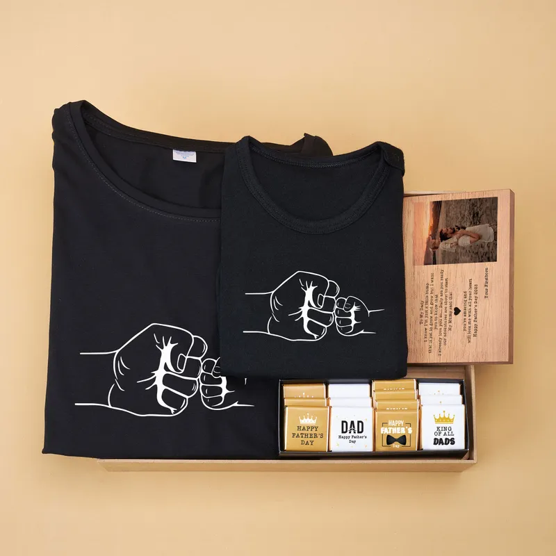 Father's Day Gift Box with Dad-Baby Ensemble