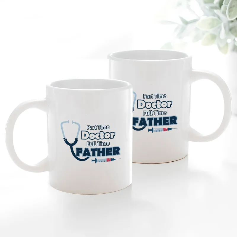 Father's Day Gift Coffee Mug for Doctor Dads