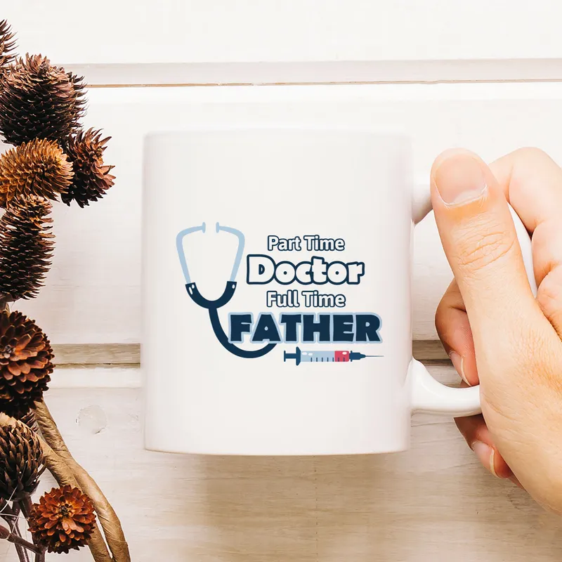 Father's Day Gift Coffee Mug for Doctor Dads