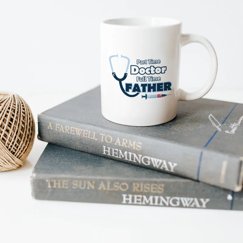 Father's Day Gift Coffee Mug for Doctor Dads