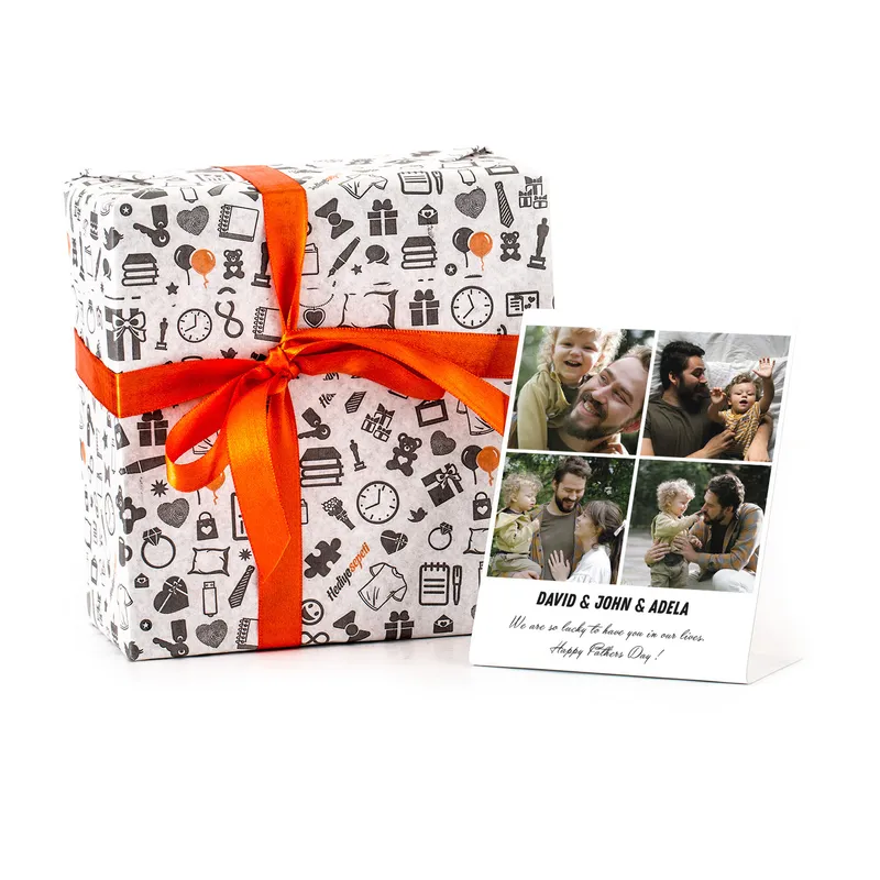 Father's Day Gift Collage Photo Printed Metal Picture