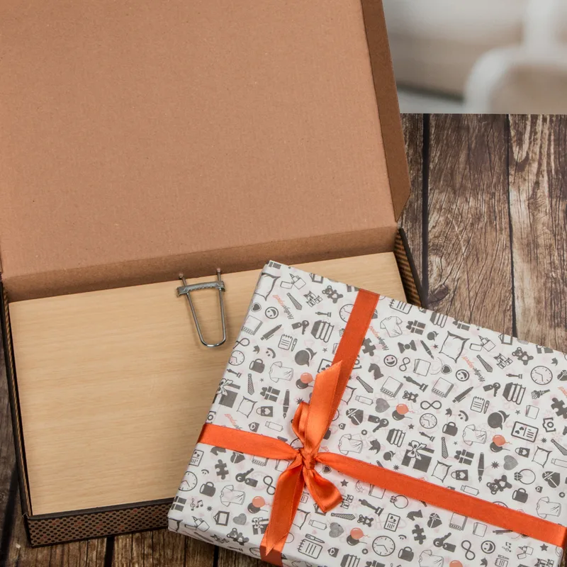 Personalized Engraved Wooden Photo Gift for Dad with Family Photo