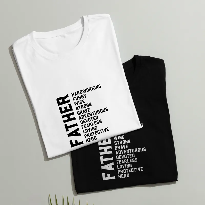 Father's Day Tribute T-Shirt with Loving Message