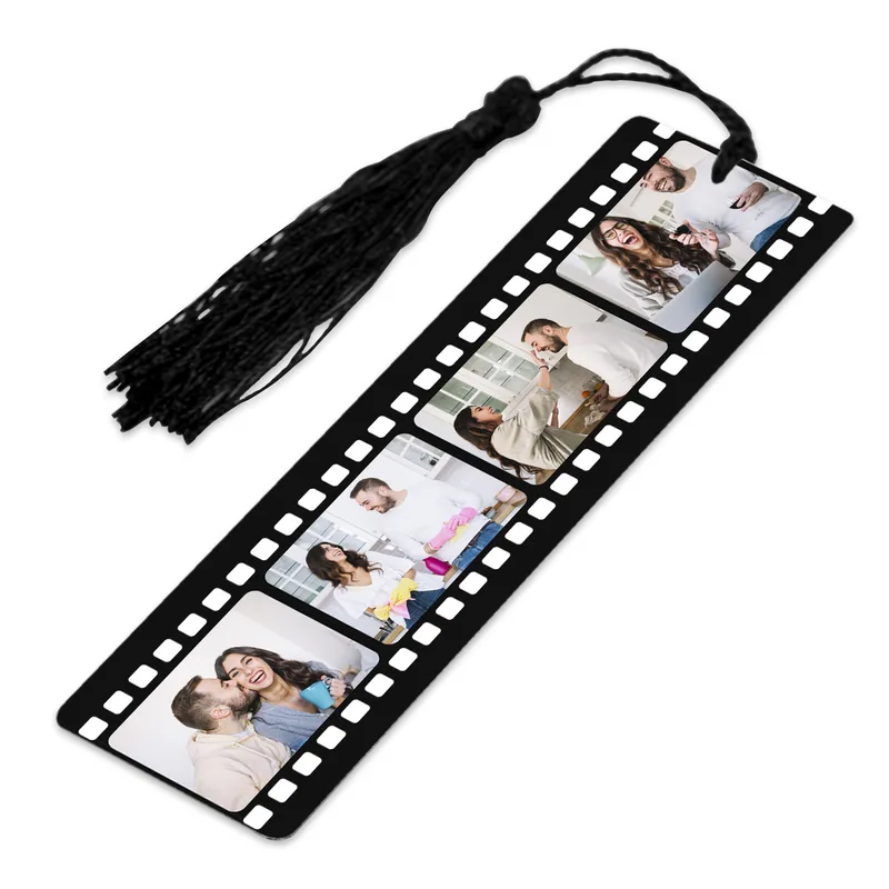 Personalised Film Strip Photo Bookmark for Book Lovers