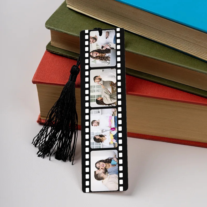 Personalised Film Strip Photo Bookmark for Book Lovers