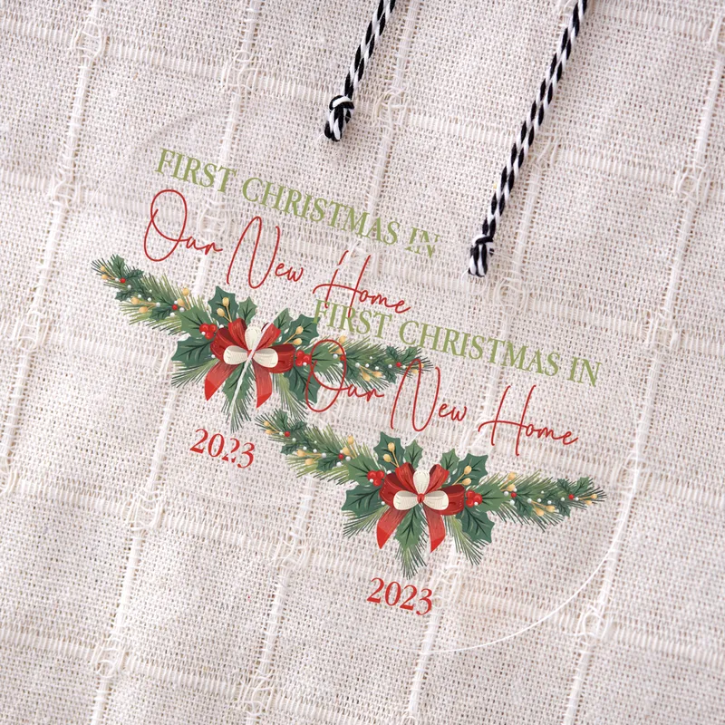 First Christmas In Our New Home! Personalized Christmas Ornament