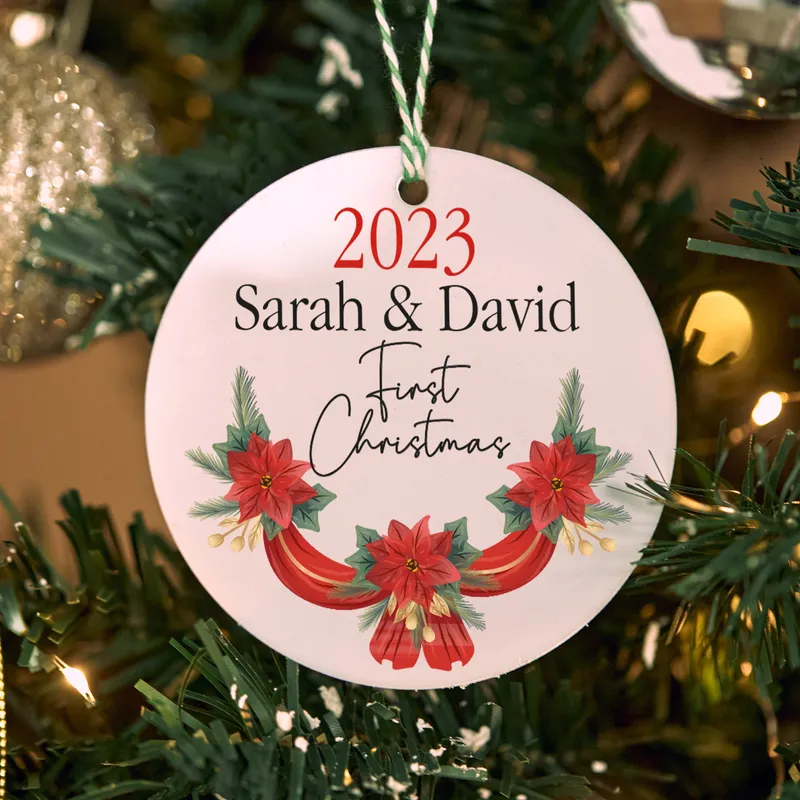 First Christmas Personalized Christmas Ornament
