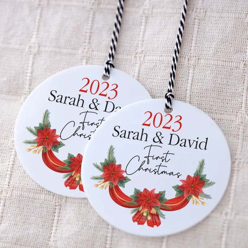 First Christmas Personalized Christmas Ornament