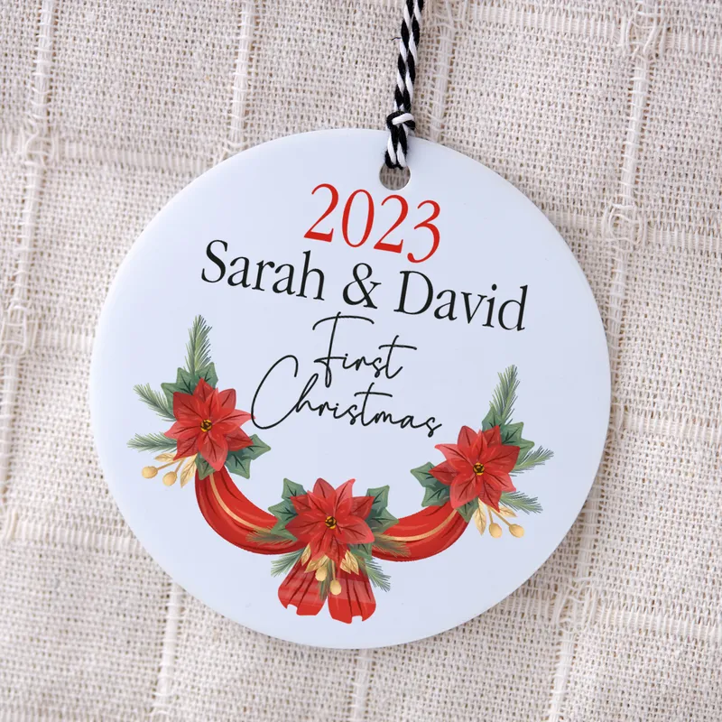 First Christmas Personalized Christmas Ornament