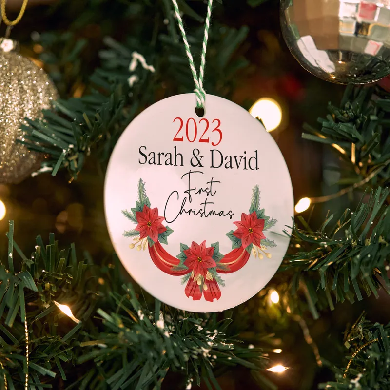 First Christmas Personalized Christmas Ornament