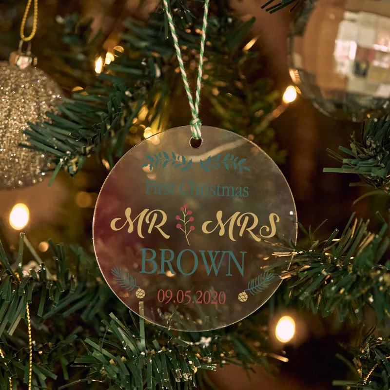 First Christmas! Personalized Christmas Ornament with Names