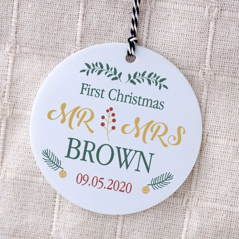 First Christmas Personalized Family Christmas Ornament
