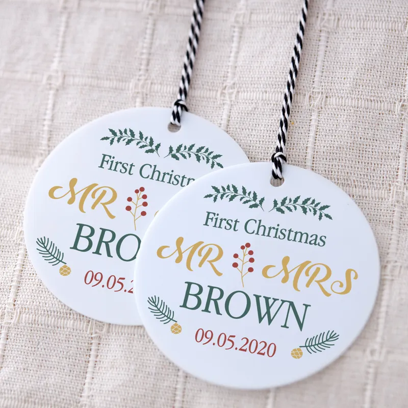 First Christmas Personalized Family Christmas Ornament