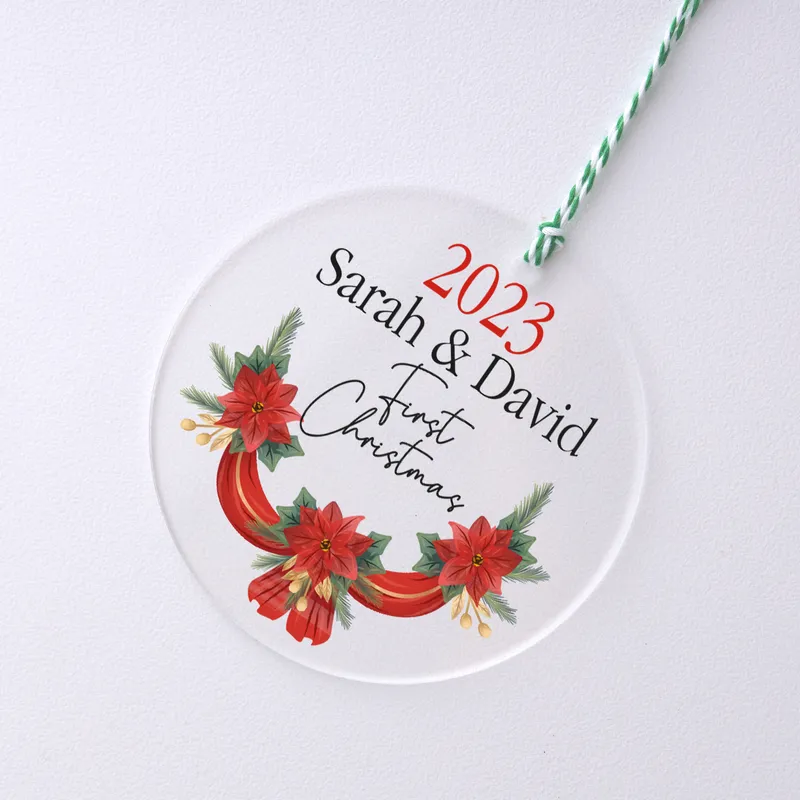 First Christmas! Personalized Name Christmas Ornament
