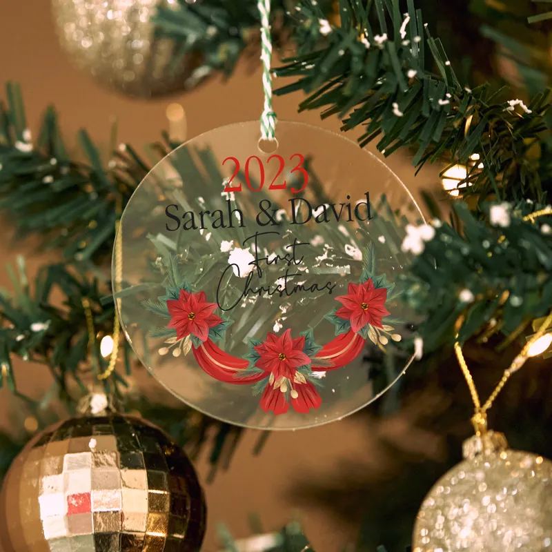 First Christmas! Personalized Name Christmas Ornament