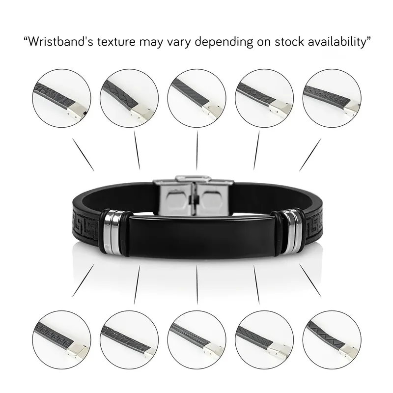 First Father's Day Gift Fist Bump Design Bracelet