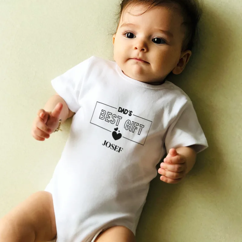 First Father's Day Matching Dad and Baby T-Shirt Set