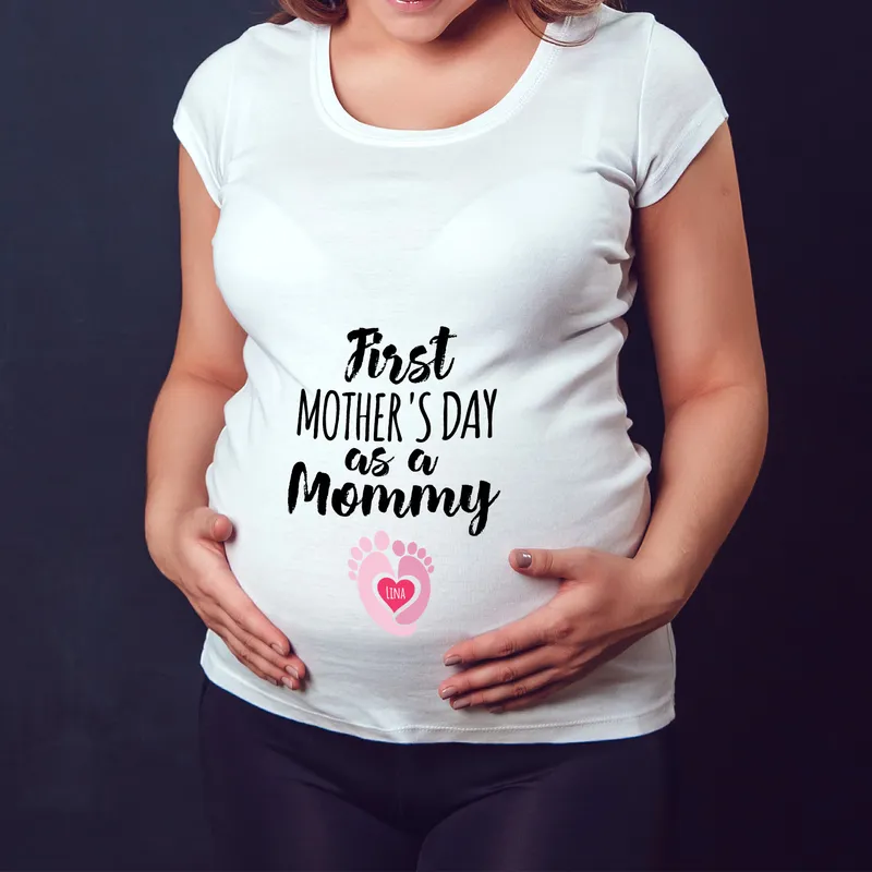First Mother's Day Gift for Expectant Mother: Maternity T-Shirt