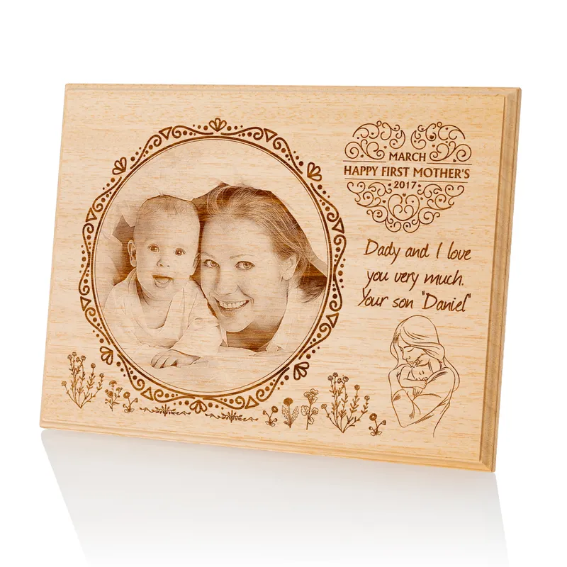 First Mother's Day Gift Wooden Picture