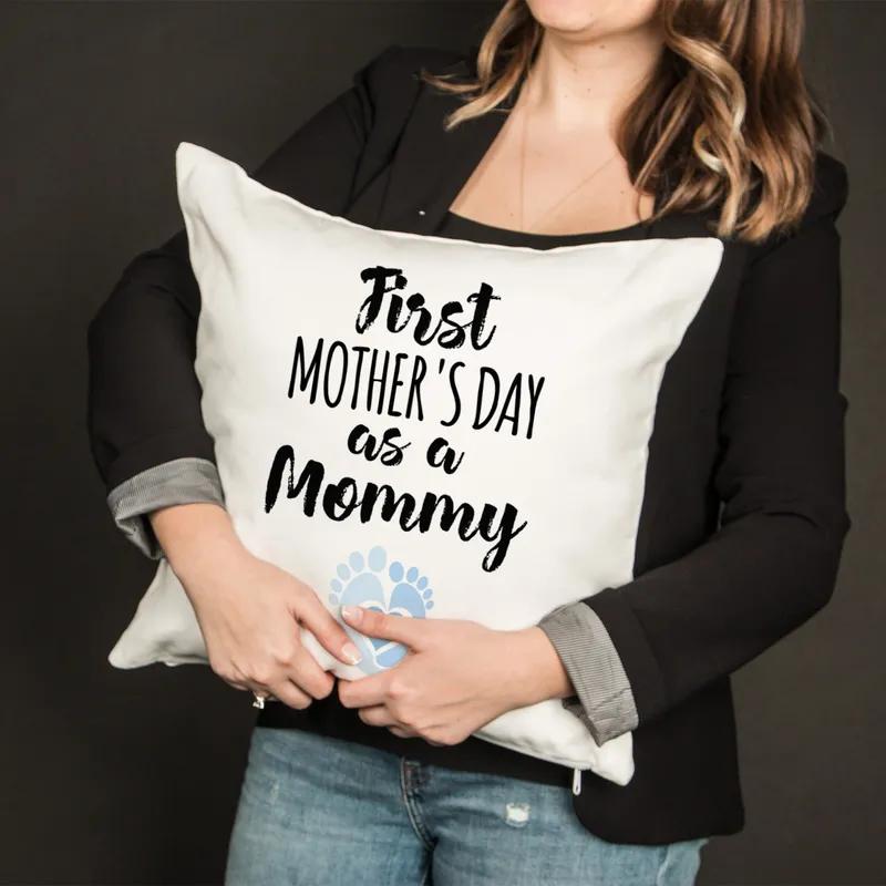 Personalised First Mother's Day Newborn Baby Pillow Gift