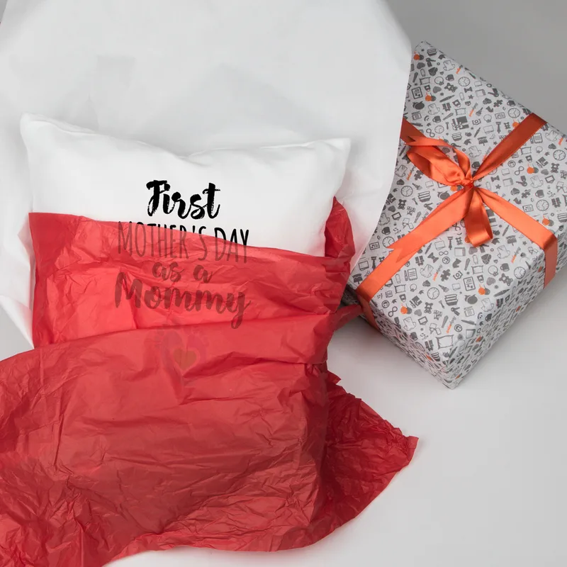 Personalised First Mother's Day Newborn Baby Pillow Gift