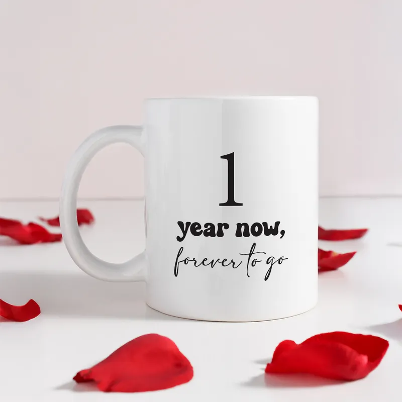 First Year Forever Love Anniversary Mug Gift