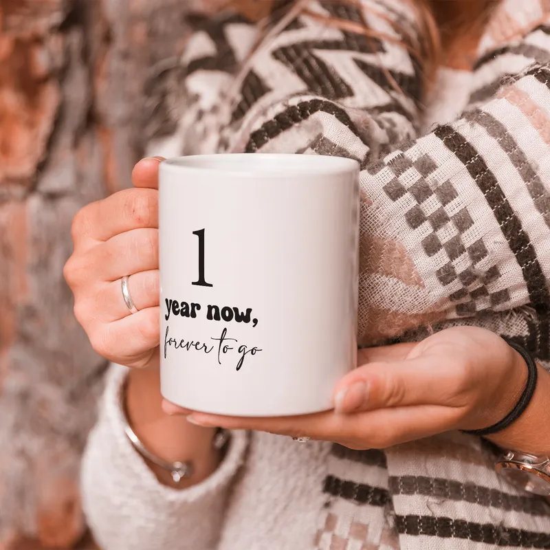 First Year Forever Love Anniversary Mug Gift