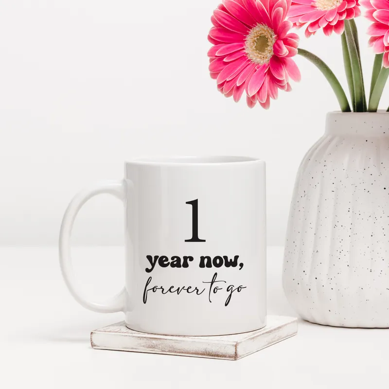 First Year Forever Love Anniversary Mug Gift