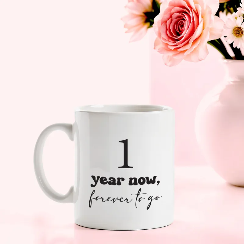 First Year Forever Love Anniversary Mug Gift