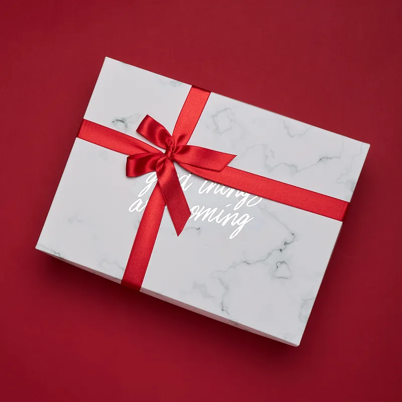 Floral Chocolate Christmas Gift Box with 2026 Calendar