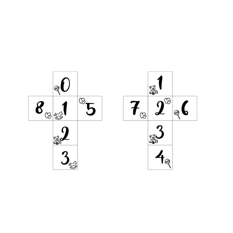 Personalised Wooden Baby Name and Milestone Blocks