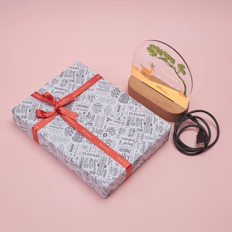 Enchanted Forest Personalised Night Light for Kids