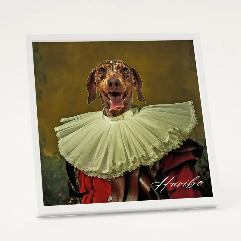 Framed Personal Pet Portrait Design