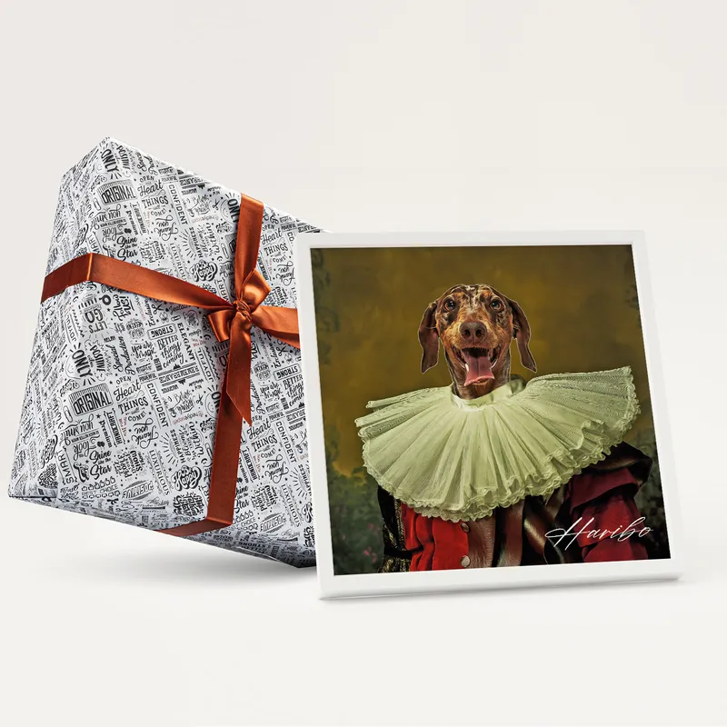 Framed Personal Pet Portrait Design