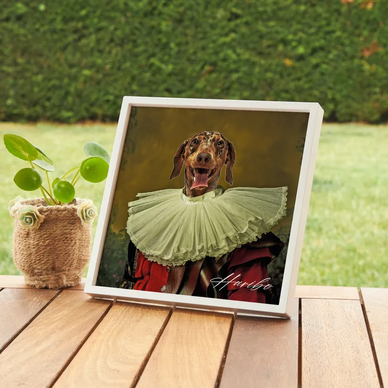 Framed Personal Pet Portrait Design
