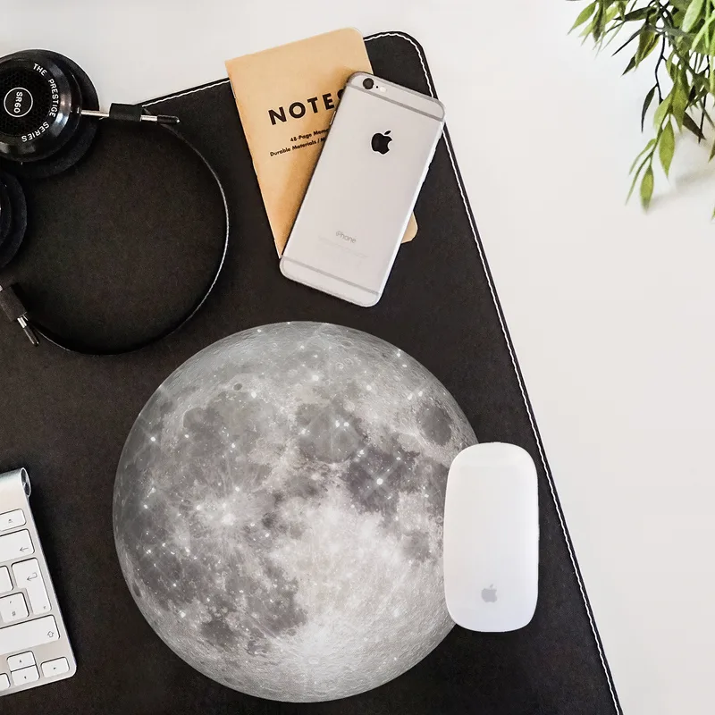 Lunar Design Mousepad – Ideal Gift for Space Enthusiasts