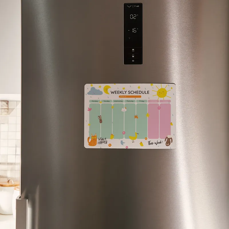 Fun Weekly Magnetic Planner for Kids