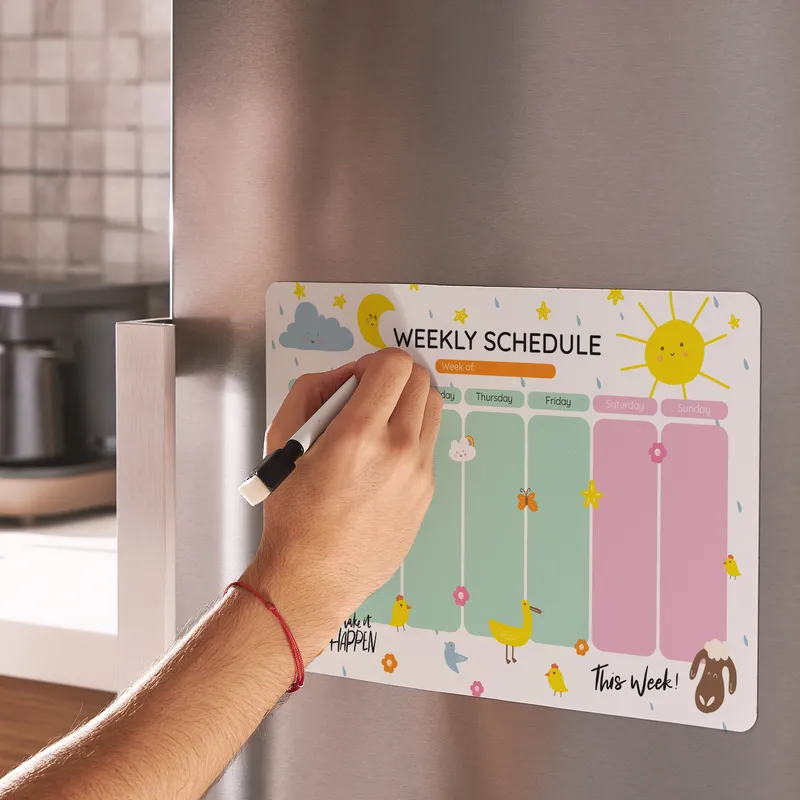Fun Weekly Magnetic Planner for Kids