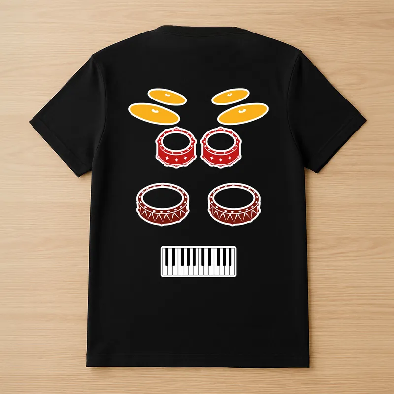 Funny Drum Back Massage Dad T-Shirt Gift