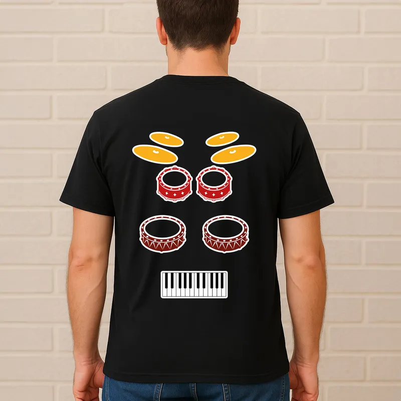 Funny Drum Back Massage Dad T-Shirt Gift