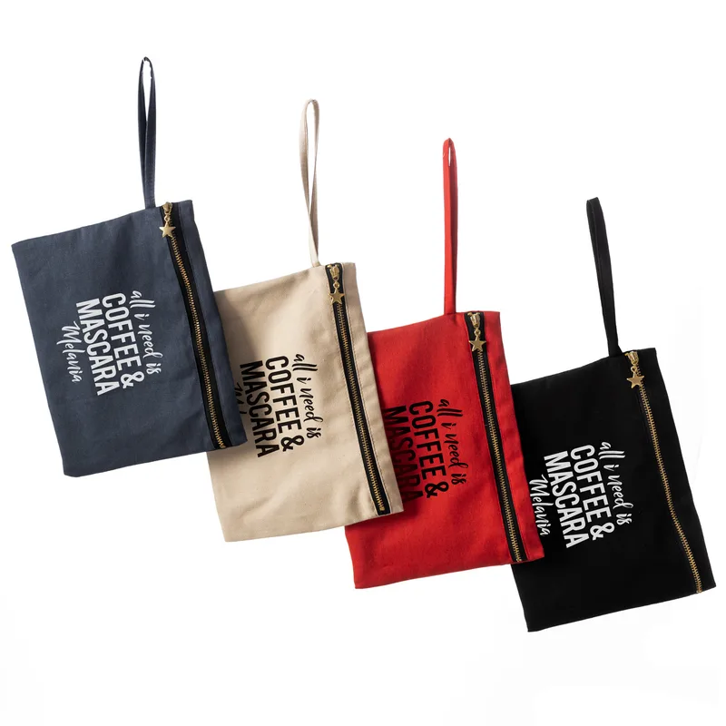 Personalised Makeup Bag with Humorous Quote for Women