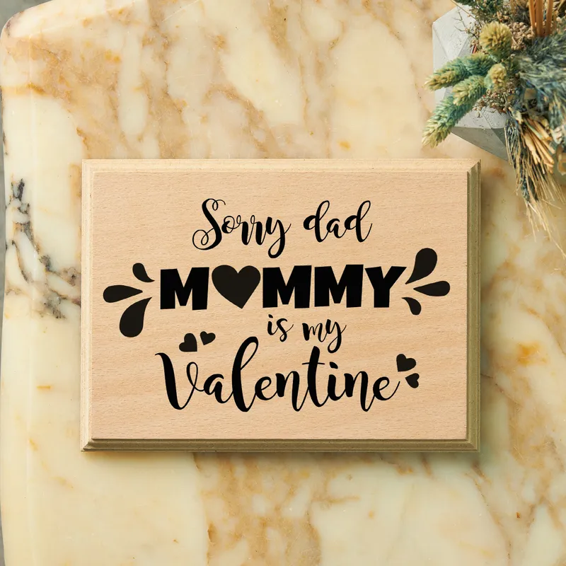 Funny Valentine's Day Gifts for Mom Mini Wooden Picture