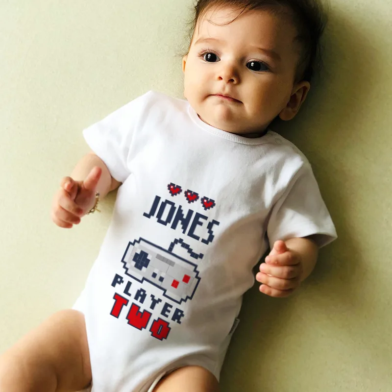 Gamer Dad and Baby Funny Matching Family T-Shirts Set