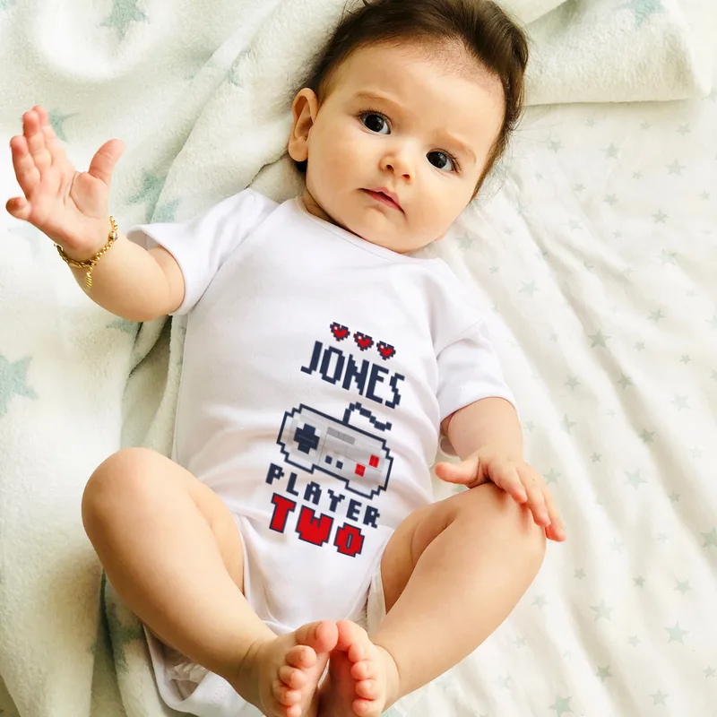 Gamer Dad and Baby Funny Matching Family T-Shirts Set