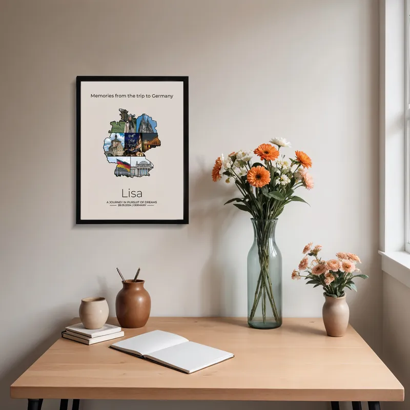 Germany Travel Memories 12x16 Photo Frame