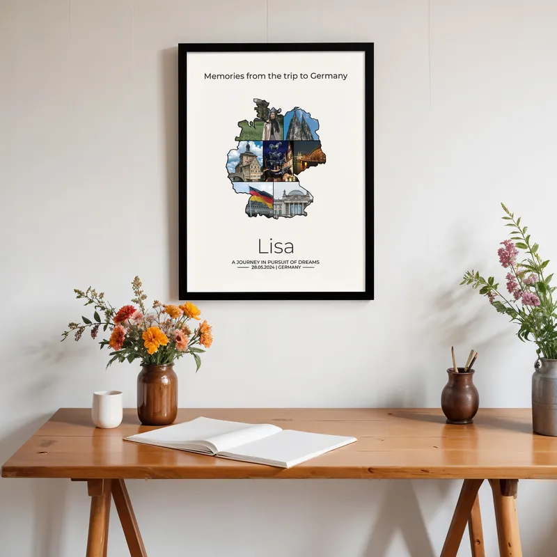 Germany Travel Memories 12x16 Photo Frame